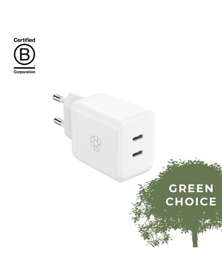 ËSSENTIALS 35W Dual USB-C GaN Charger