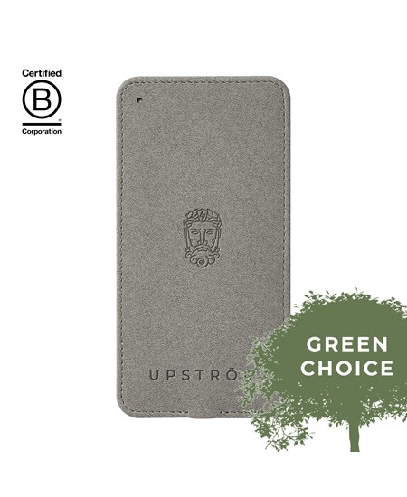 UPSTRÖM LÄDER Wireless Charger, Grey