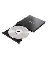 Slank ekstern CD/DVD-brænder med USB-C-forbindelse