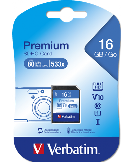 SDHC Card 16GB Class 10