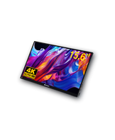 Portable Touchscreen Monitor15.6'' 4K Ultra HD Metal Housing
