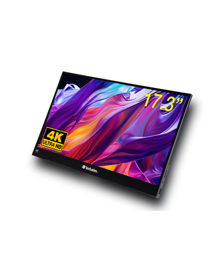 Portable Touchscreen Monitor17.3\'\' 4K Ultra HD Metal Housing