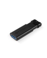 USB 3.2 PinStripe 64GB, Black