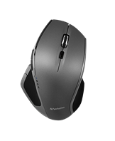 Wireless Mouse 8 Button Blue LED, Black