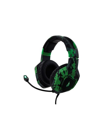 SUREFIRE Skirmish Gaming Headset, Green/Black