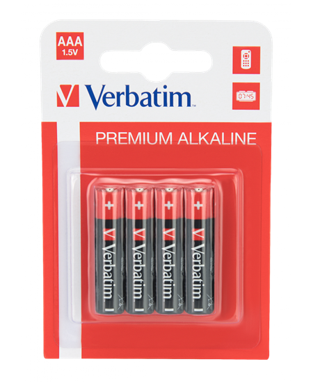 Verbatim Alkaline AAA/LR03 (4-Pack)