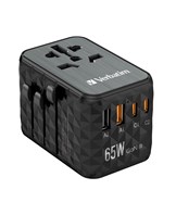 GaN III Universal Travel Adapter UTA-05 PD65W QC 4+