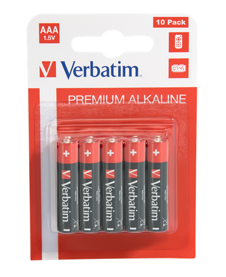 Verbatim Alkaline AAA/LR03 (10-Pack)