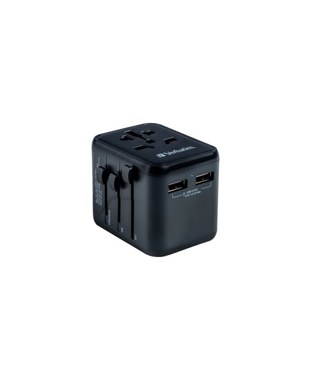 Universal Travel Adapter UTA-01 with 2xUSB Charger