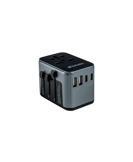 Universal Travel Adapter UTA-03 PD30W/QC / 2xUSB / 2xType-C