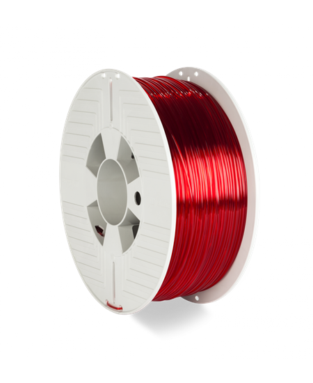 3D Printer Filament PET-G 1.75MM 1KG RED TRANSPARENT