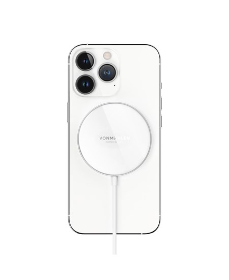 Aura Mini - The Magnetic Wireless Charging Pad, White