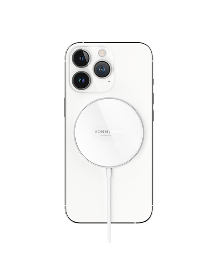 Aura Mini - The Magnetic Wireless Charging Pad, White