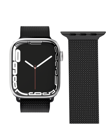 Milanese Loop Case 2 Band One 42/44/45/49 mm, Black