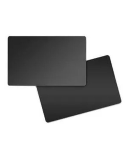 Zebra blank black 0,30mm thick cards, food safe, (500)