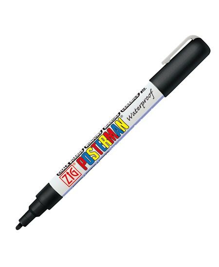 Marker ZIG Posterman 1mm sort