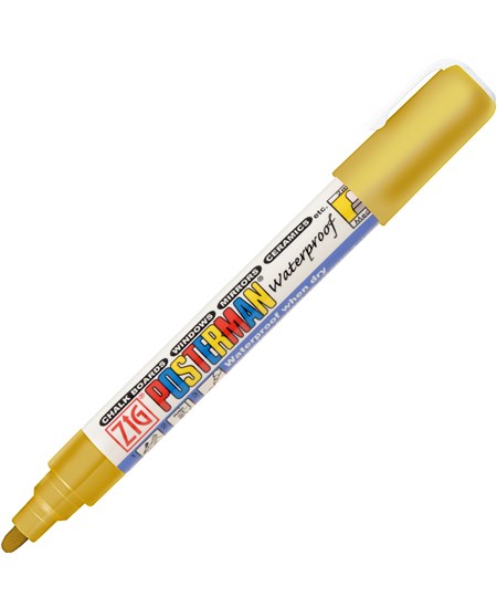 Marker ZIG Posterman 2mm guld