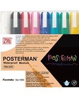 Marker ZIG Posterman 2mm 8/sæt