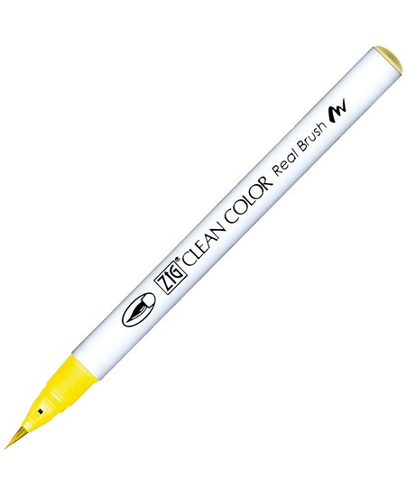 Zig Clean Color Pensel Pen 501 Mid gul