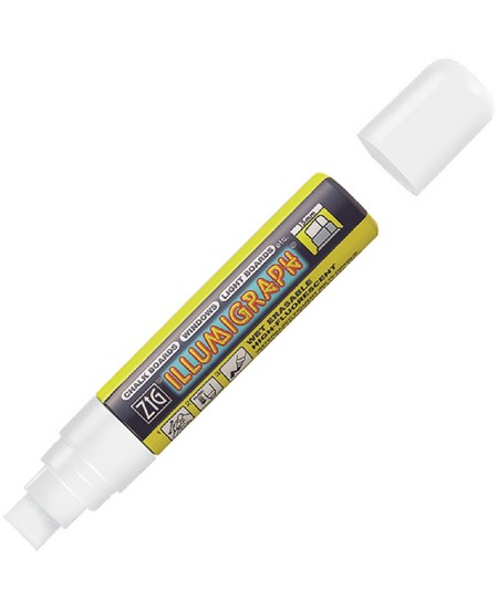 Marker ZIG Illumigraph 15mm hvid